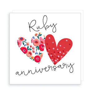 Ruby Anniversary - Hearts