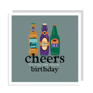 Cheers to you on your birthday - Beer bottles