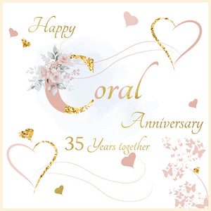 Coral Wedding Anniversary