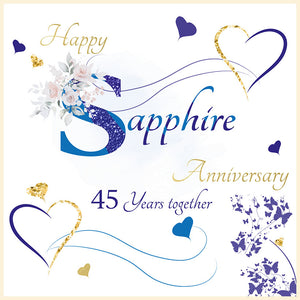 Sapphire Wedding Anniversary