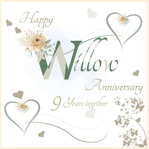 Willow Wedding Anniversary