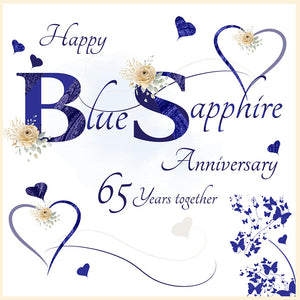 Blue Sapphire Wedding Anniversary